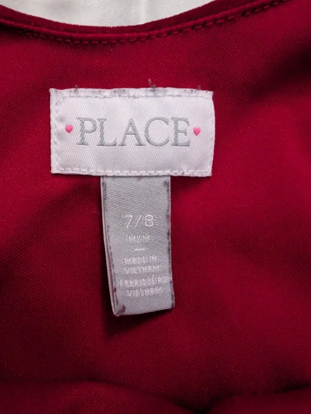 Children's Place Red Dress 7/8